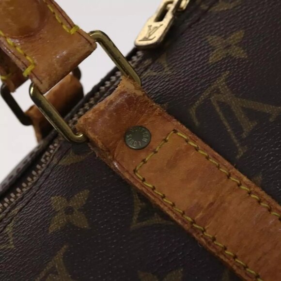 LOUIS VUITTON Monogram Keepall Bandouliere 50 Boston Bag M41416 LV Auth 113879 - Picture 13 of 16